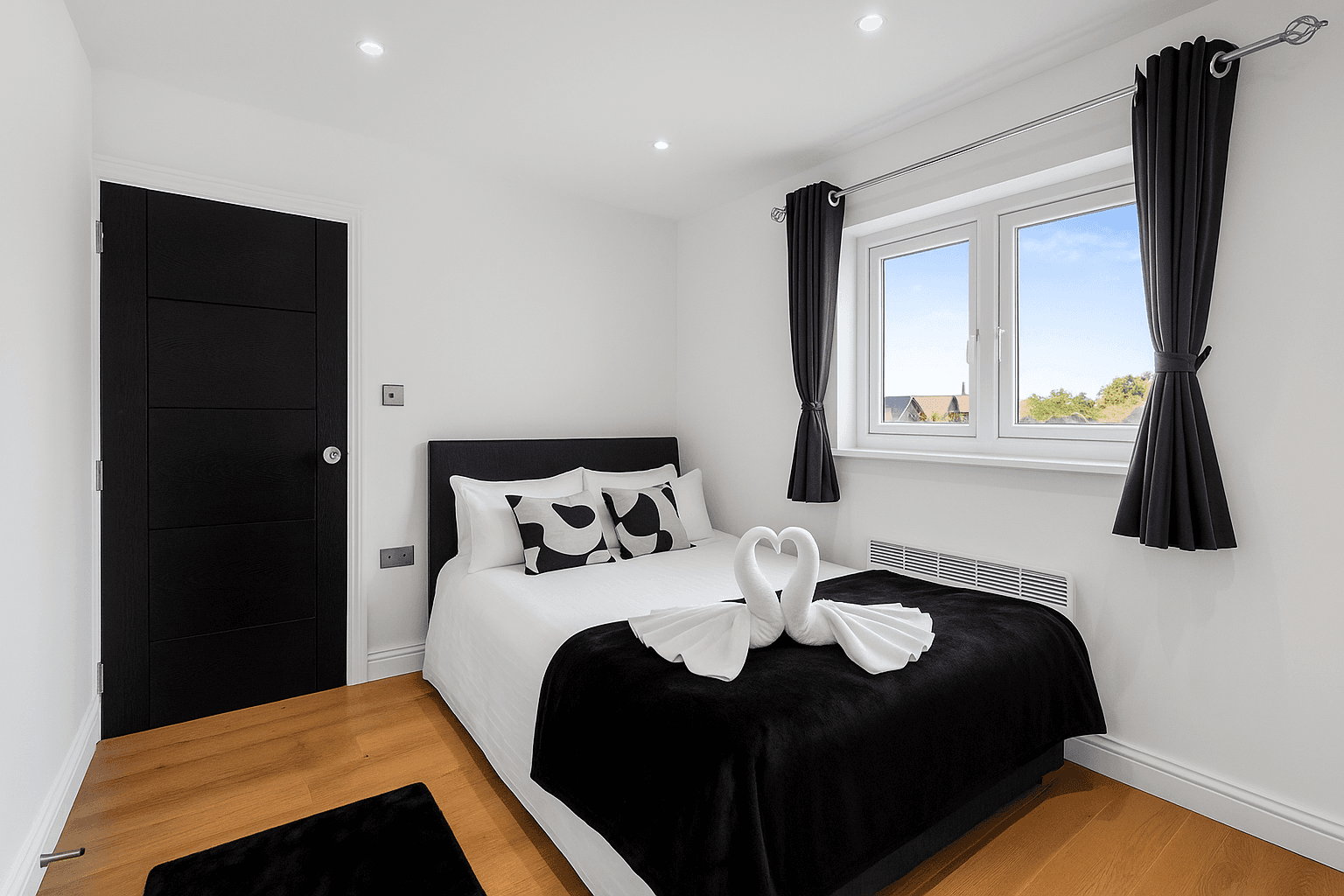 Modern Noir Room